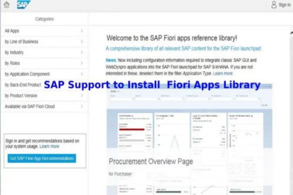 How to Install Fiori Apps Library?